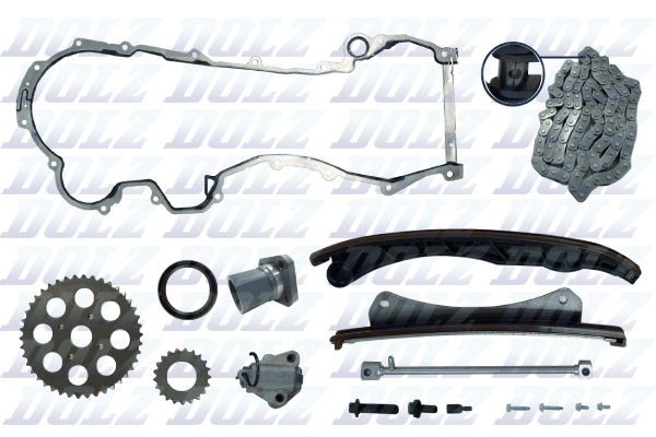 SKCA001 DOLZ Cam chain OPEL with gears, Simplex