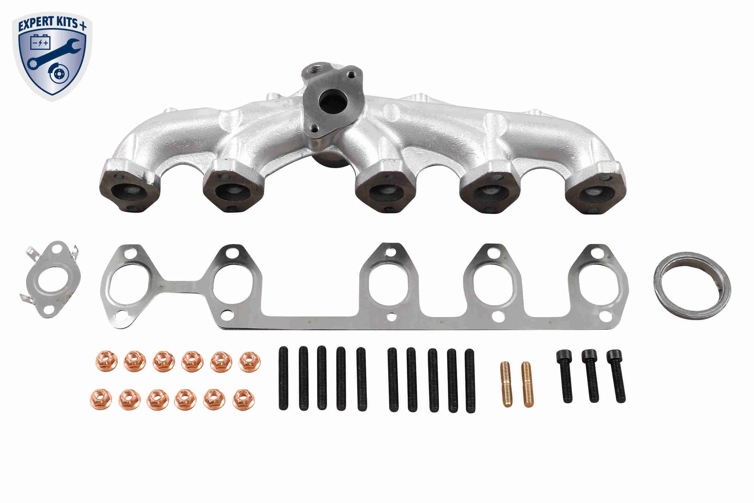 VAICO V10-6555 Exhaust manifold Engine Block, with gaskets/seals, with fastening material