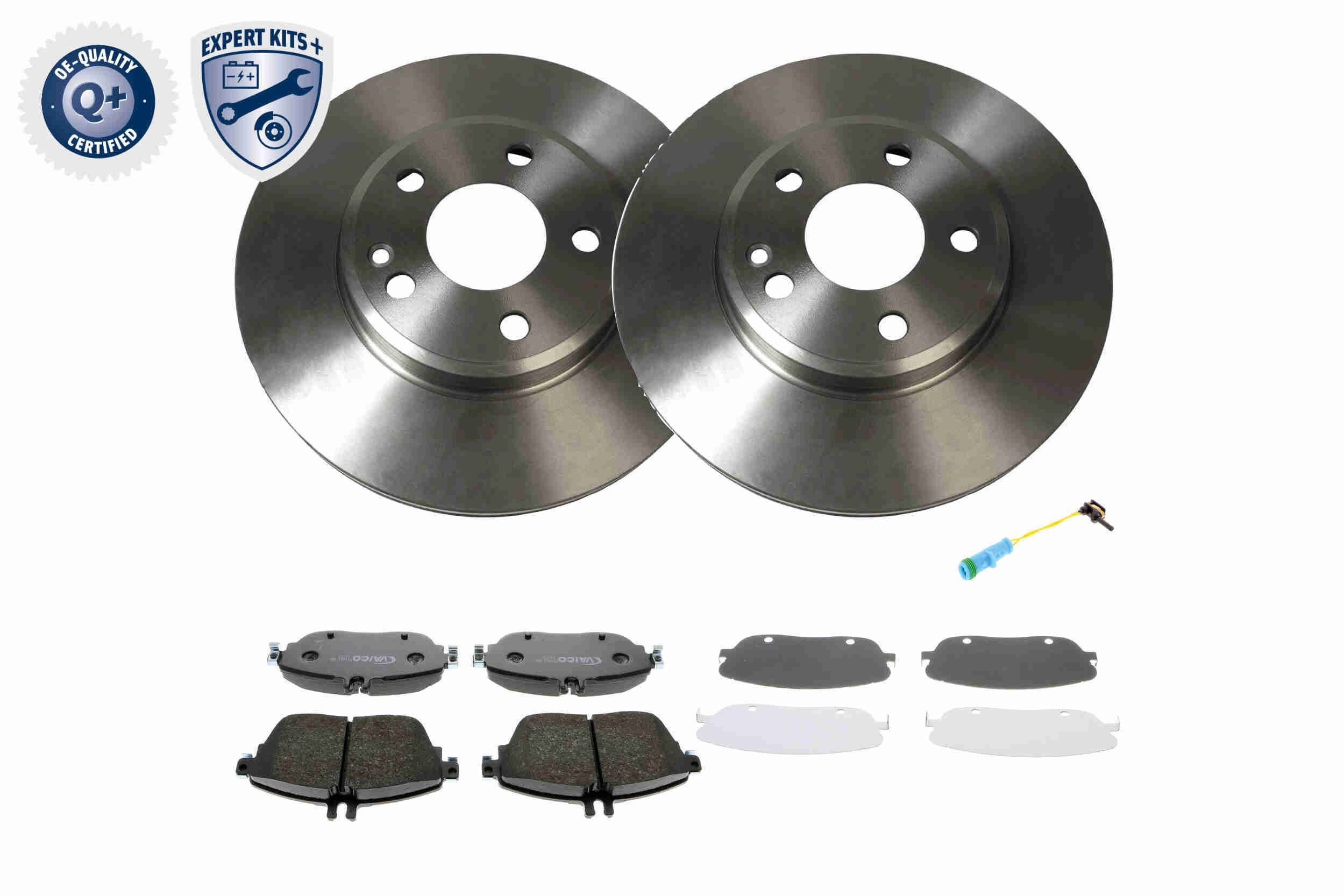 006 420 46 20 VAICO Front Axle, Vented, with brake pads, incl. wear warning contact Ø: 295mm, Brake Disc Thickness: 28mm Brake discs and pads V30-3683 buy