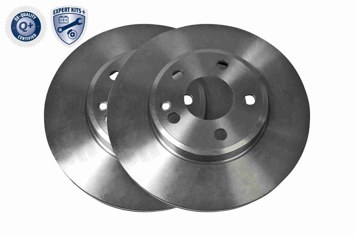 VAICO 006 420 85 20 Brake set Front Axle, Vented, with brake pads, incl. wear warning contact