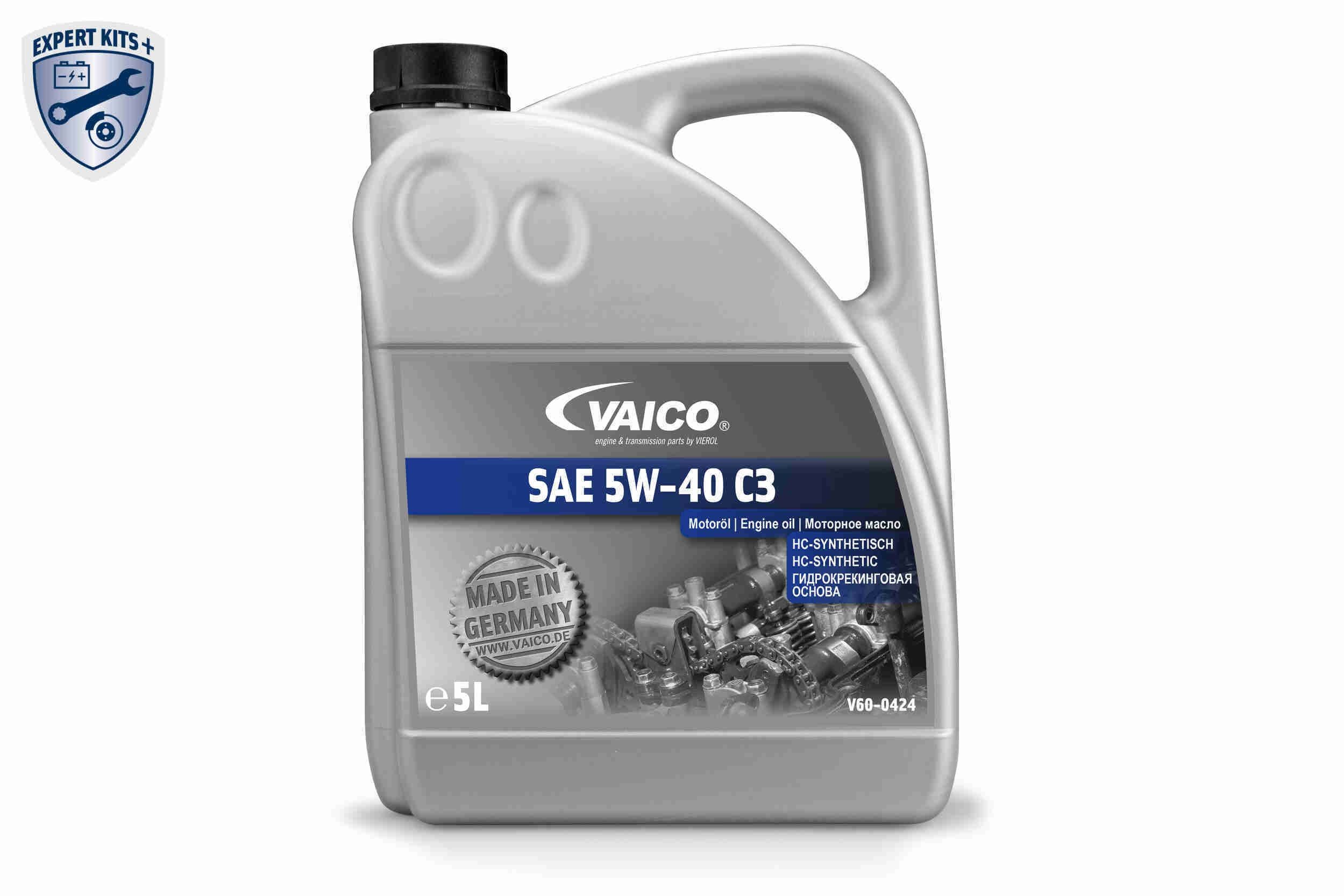 Buy Car oil VAICO diesel V60-0424 C3 5W-40, 5l, Full Synthetic Oil