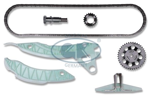 SK1245 GK Timing chain set PEUGEOT Simplex, Closed chain