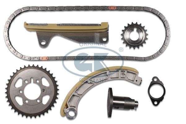 SK1606 GK Timing chain set MITSUBISHI with crankshaft gear, with camshaft gear, with seal, Simplex, Closed chain