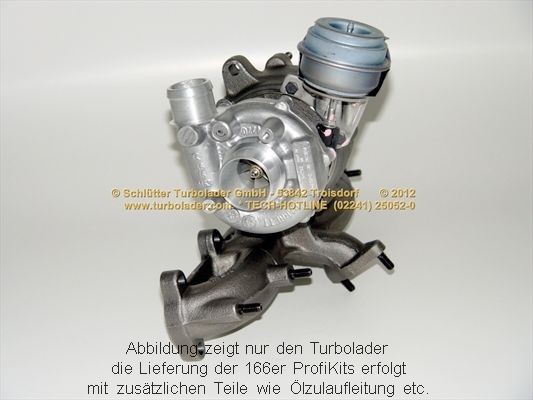 Original 166-01625EOL SCHLÜTTER TURBOLADER Turbocharger PORSCHE