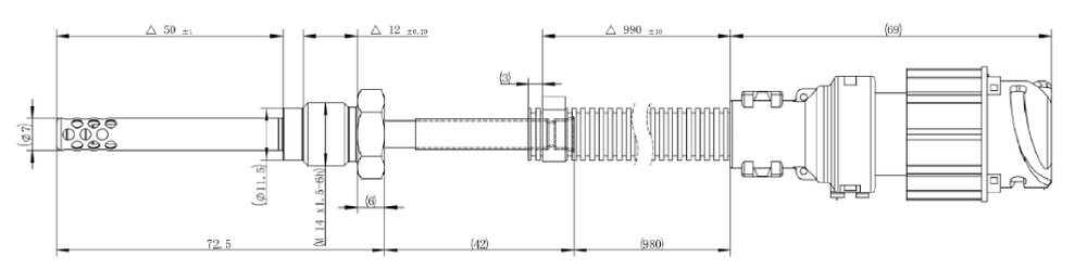 DINEX Abgastemperatursensor 81033