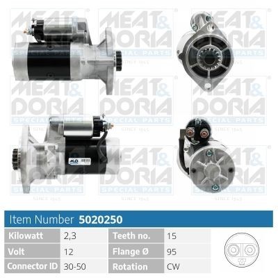 MEAT & DORIA 5020250 Starter motor S13294