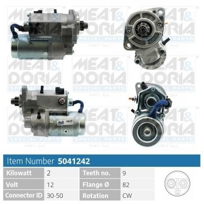 MEAT & DORIA 5041242 Starter motor 36100-27011
