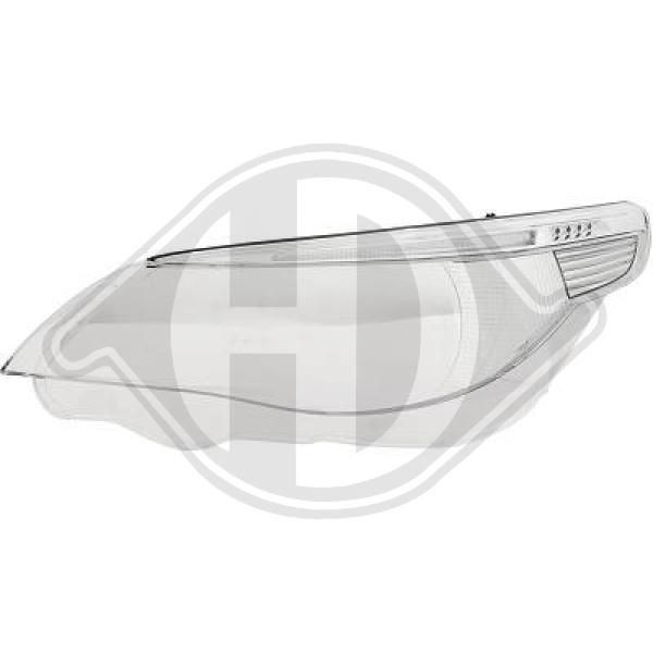 DIEDERICHS 1224183 Headlight lens Left, without gasket/seal