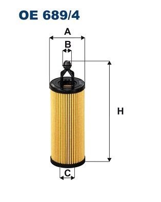 Great value for money - FILTRON Oil filter OE 689/4