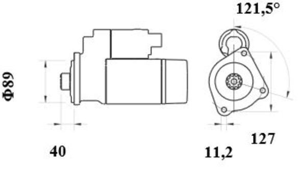 MAHLE ORIGINAL Starter motors MS 996