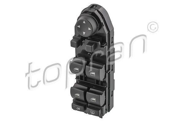 503 412 001 TOPRAN Driver side, Front Number of pins: 4-pin connector Switch, window regulator 503 412 buy