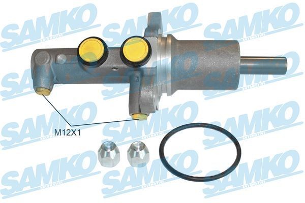 SAMKO Piston Ø: 27 mm, Aluminium, 12 X 1 (2) Master cylinder P30714 buy