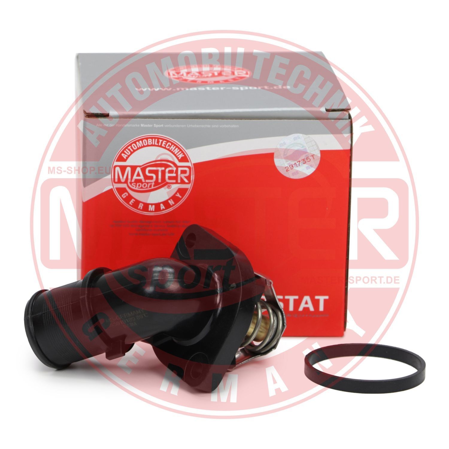 653619189 Engine coolant thermostat MASTER-SPORT AB653619189 review and test
