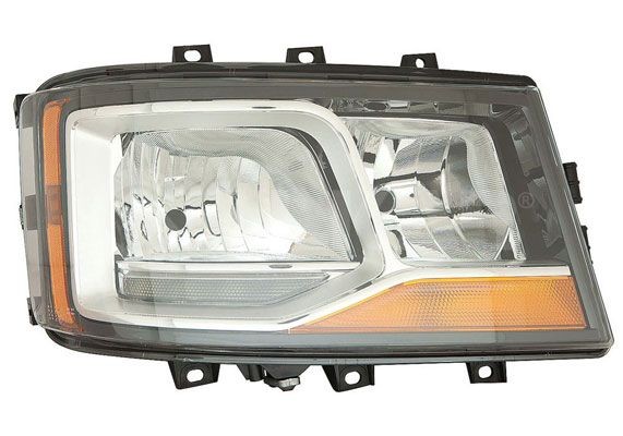 ALKAR rechts, LED, H7/H7, H21W Fahrzeugausstattung: für Fahrzeuge ohne Leuchtweitenregulierung (mechanisch) Hauptscheinwerfer 9836019 kaufen
