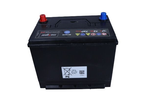 MAXGEAR 85-0026 Batterie 12V 72Ah 720A B01 EFB-Batterie, Pluspol rechts