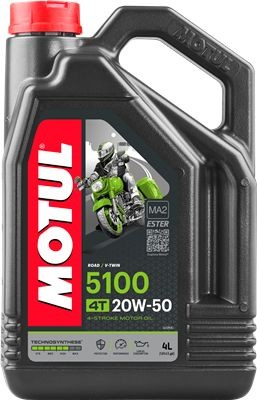 109945 Motor oil 5100 20W-50 4T MOTUL 20W-50 review and test