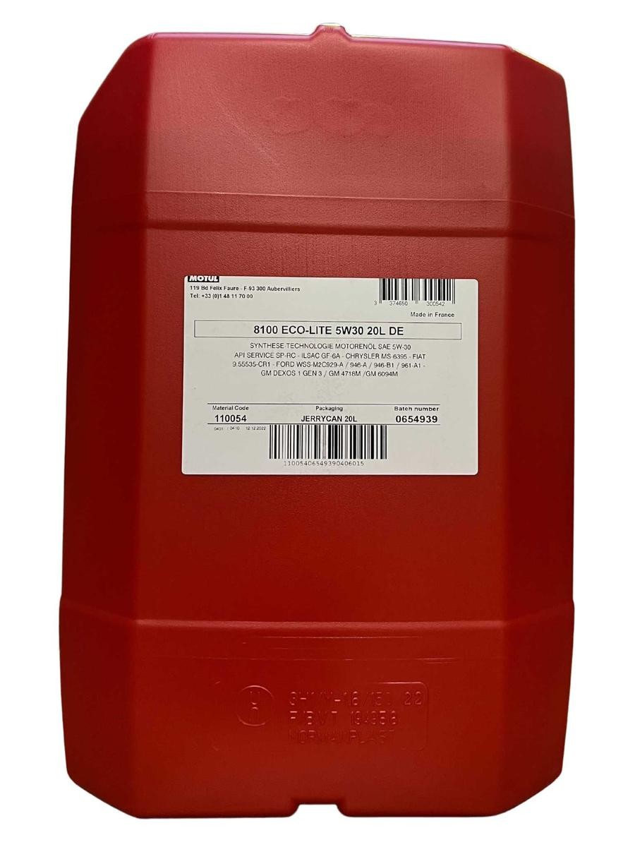 Auto Öl dexos 1 gen2 MOTUL - 110054 ECO-LITE