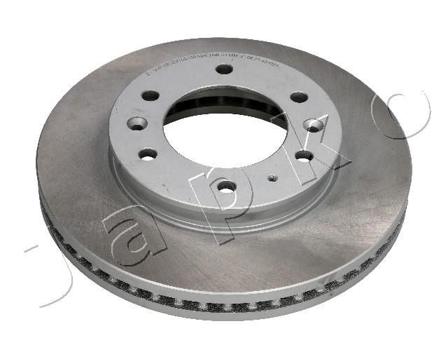 JAPKO 60364C Brake disc Front Axle, 302x32mm, 6x98, Vented, Painted