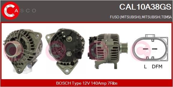 CAL10A38GS CASCO Lichtmaschine für FUSO (MITSUBISHI) online bestellen