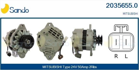 2035655.0 SANDO Lichtmaschine für MITSUBISHI online bestellen