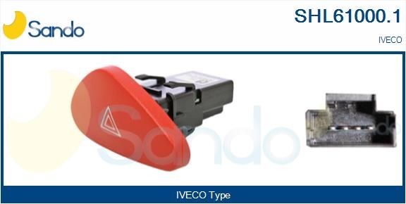 SHL61000.1 SANDO Warnblinkschalter für AVIA online bestellen