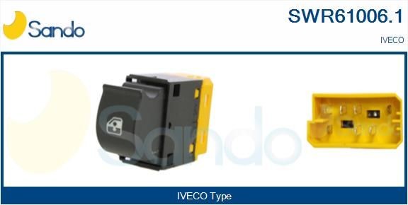 SANDO SWR61006.1 Fensterheberschalter für IVECO EuroCargo I-III LKW in Original Qualität