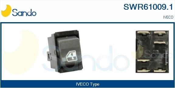 SWR61009.1 SANDO Fensterheberschalter IVECO EuroStar