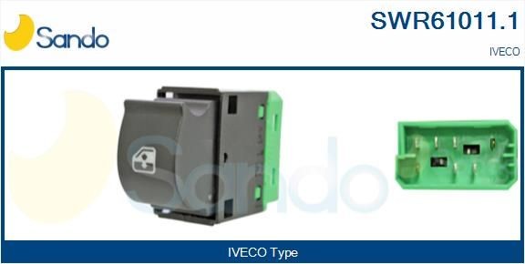 SWR61011.1 SANDO Fensterheberschalter IVECO Stralis