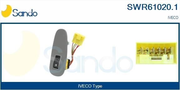 SWR61020.1 SANDO Fensterheberschalter für MERCEDES-BENZ online bestellen