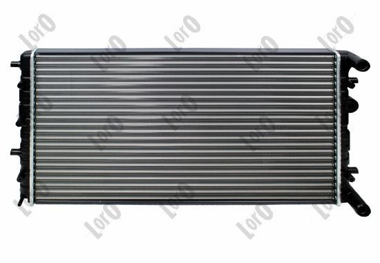 ABAKUS 053-017-0088 Engine radiator Aluminium, for vehicles with air conditioning, 632 x 415 x 23 mm, Manual Transmission