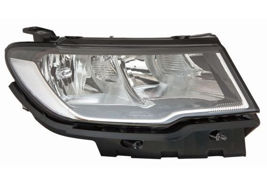 ABAKUS Right, H11, HB3, white, with bulb holder, without bulb, PGJ19-2, P20d Front lights 433-1118R-LDEM2 buy