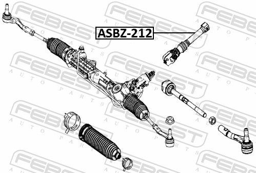 ASBZ212 Steering Shaft FEBEST ASBZ-212 review and test