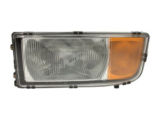 TRUCKLIGHT Left, H4, Crystal clear, Yellow, without motor for headlamp levelling Front lights HL-ME011L buy