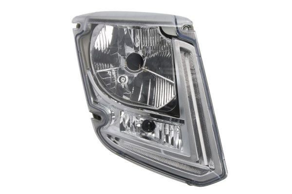 TRUCKLIGHT HL-VO015R Headlight Right, H4, PY21W, Crystal clear, with daytime running light, without motor for headlamp levelling