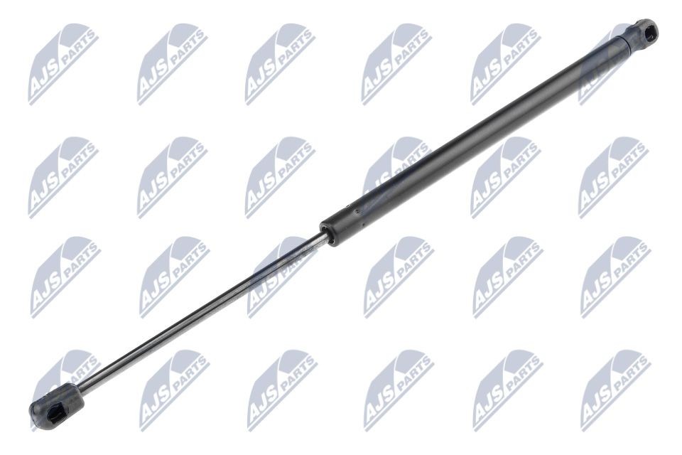 NTY AE-AU-066 Tailgate strut 600N, 490 mm, for vehicles with automatically opening tailgate, both sides