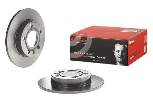 08.9136.11 Brake discs 08.9136.11 BREMBO 245x10mm, 5, solid, Coated