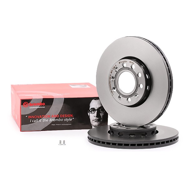 BREMBO Brake discs and rotors rear and front AUDI A4 Saloon (8EC, B7) new 09.5745.21