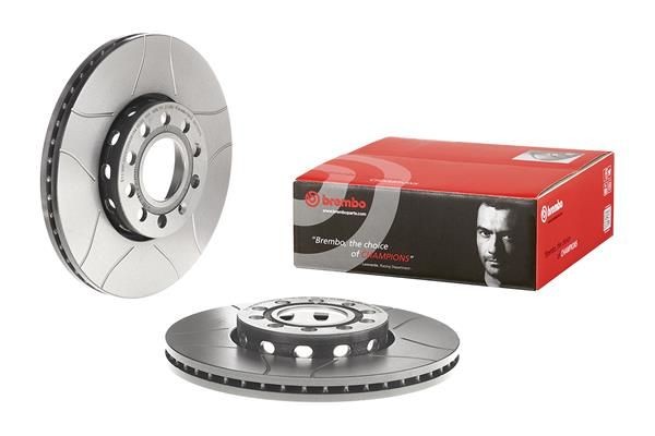 09.5745.76 Brake discs 09.5745.76 BREMBO 288x25mm, 5, internally vented, slotted, coated, High-carbon