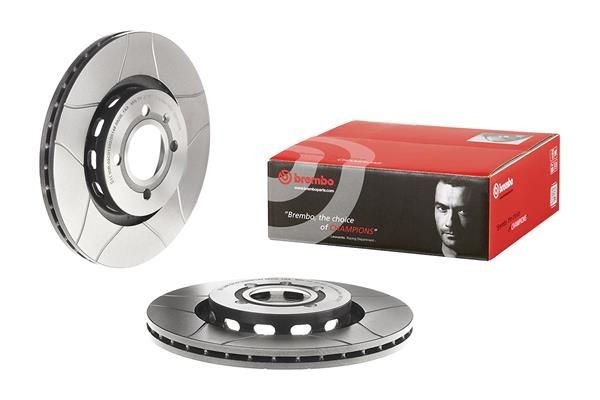 BREMBO 09.6728.75 Brake rotor 280x22mm, 4, slotted, internally vented, Coated