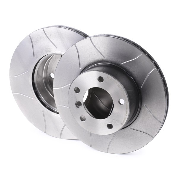 09.6924.75 Brake discs 09.6924.75 BREMBO 296x22mm, 5, internally vented, slotted, Coated, High-carbon