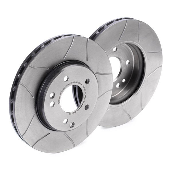 BREMBO 09.8411.75 Brake rotor 288x25mm, 5, internally vented, slotted, Coated, High-carbon