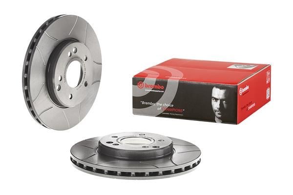 09.8411.75 Brake discs 09.8411.75 BREMBO 288x25mm, 5, internally vented, slotted, Coated, High-carbon