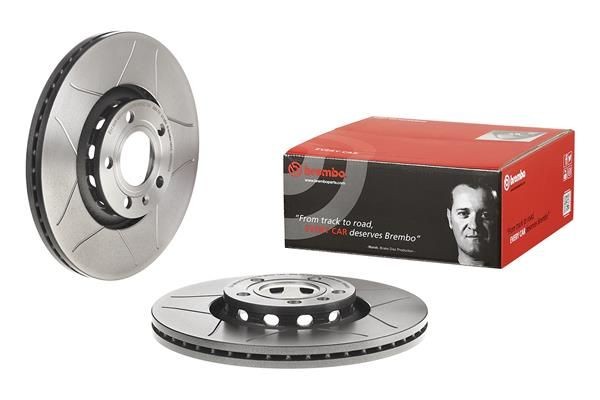 BREMBO 09.8690.75 Brake rotor 312x25mm, 5, slotted, internally vented, Coated, High-carbon