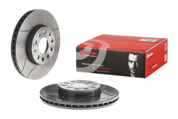 09.9145.75 Brake discs 09.9145.75 BREMBO 288x25mm, 5, internally vented, slotted, Coated
