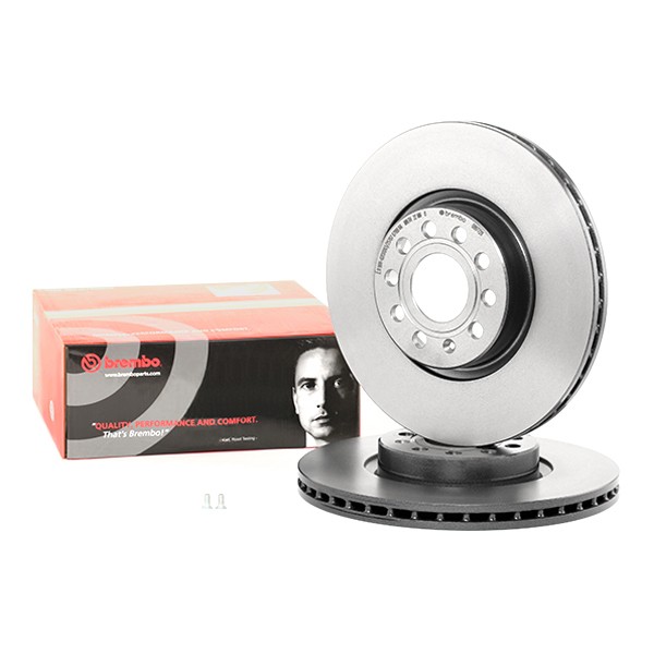 BREMBO Coated Disc Line Bremsenset Vorderachse inkl. Bremsscheiben Vorne Ø  312 mm Belüftet und Bremsbeläge Vorne : : Auto & Motorrad