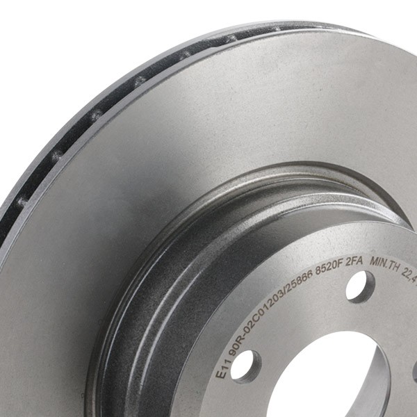 BREMBO 09.9924.11 Brake rotor 345x24mm, 5, internally vented, Coated, High-carbon