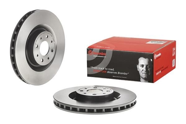 BREMBO COATED DISC LINE 09.A444.11 Brake disc 305x28mm, 4, internally vented, Coated