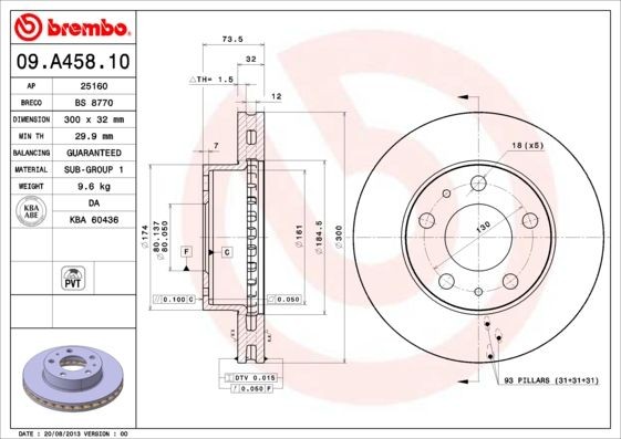 BREMBO 09A45810 Combination rearlight bulb FIAT Ducato III Platform / Chassis (250, 290) 2.3 D 130 Multijet 126 hp Diesel 2014 price