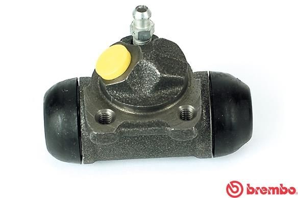 A12349 Wheel Cylinder A 12 349 BREMBO 22 mm, Cast Iron, 10 x 1