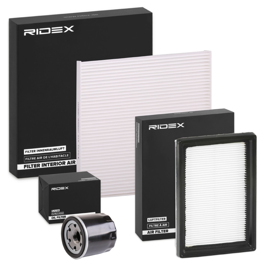 RIDEX 4055F0569 Service kit & filter set Nissan Micra k13 1.2 80 hp Petrol 2021 price